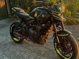 yamaha mt-07 2025 akrapovic full optional