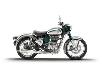 royal enfield classic 350 green chrome
