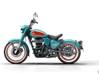 royal enfield goan classic 350 tripper teal bobber