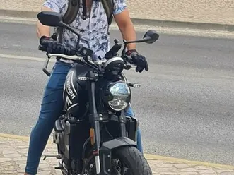 triumph trident 660 albufeira e olhos de água