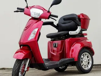 луксозна едноместна електрическа триколка модел vista t408 в bordo цвят →