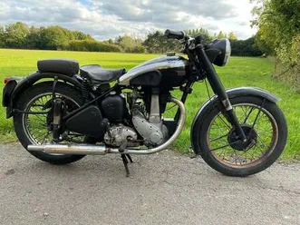 1950 bsa b31 plunger – unrestored “oily rag” original