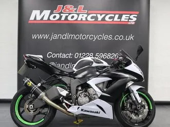 kawasaki zx6r, nice extras, 3 owners