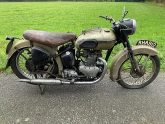 triumph t100 rigid 1952 1 owner unrestored and running