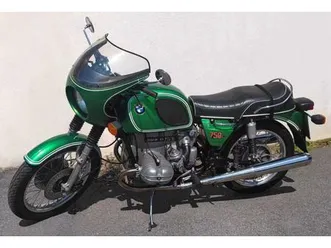 bmw r 75/6, oldtimer, generalüberholt, metallicgrün