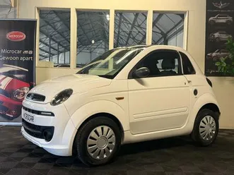 microcar due weiss 8 ps fiat 500 look mopedauto minicar autofahren ab 15 jahre 2020 fiat 500 look a like weiss