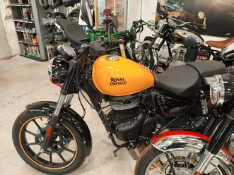 royal enfield meteor 350 2024 modell aktion in gelb
