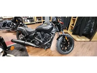 2025 indian scout bobber limited +tech black smoke