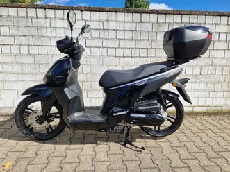 peugeot tweet 50 4t schwarz - neues modell incl. top case