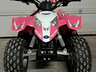 quad enfant polaris outlaw 50 rose