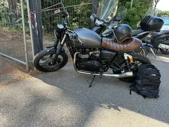 triumph scrambler scrambler 865 grigio