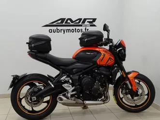 triumph trident 660 2023 660 cm3 | moto roadster | 8 577 km | orange | 88800 vittel