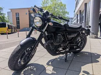 moto guzzi v9 bobber mit extras und zubehör