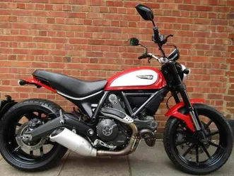 ducati scrambler 800 full service , one previous owner ,very low miles