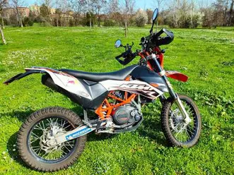 ktm 690 enduro r arancione