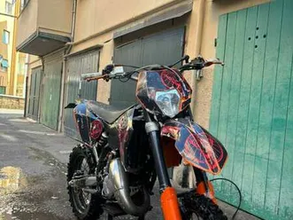 ktm 125 exc arancione