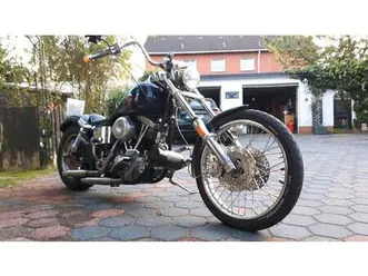 harley davidson shovelhead wide glide noch tüv ... und lauten...