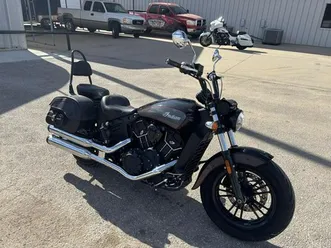 2018 indian motorcycle® scout® sixty abs thunder black / titanium metallic