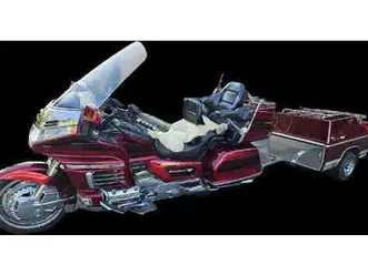 2000 honda goldwing 1500 se and denray trailer