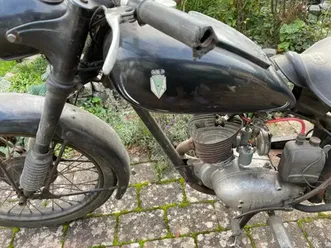 dkw rt 125 cc veteran motorcykel 1954