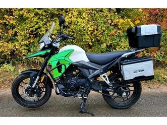 motron x-nord 125 touring reiseenduro kofferset a1 b196