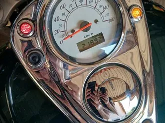 honda shadow american style creme/grün