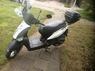 kymco agility 50 scooter geel kenteken — scooters | kymco — marktplaats