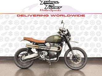 2020 triumph scrambler 1200 xc matte khaki green/brooklands green
