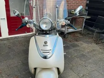 sym scooter blauw kenteken — scooters | sym — marktplaats