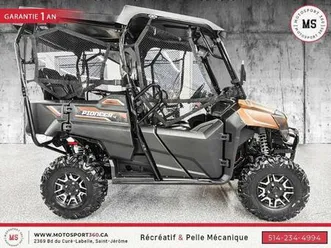 2022 honda pioneer 4 700 très propre ! 4 pneus neuf !