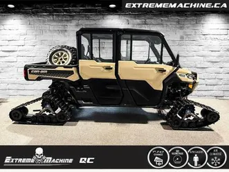 2023 can-am defender max hd10 limited cab dps kit de chenilles camso utv 4s1 inclus - impeccable