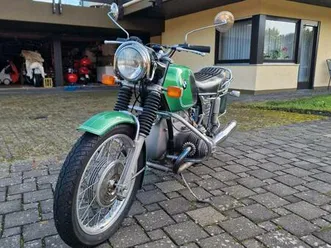 bmw r 75/5 mottorrad grün