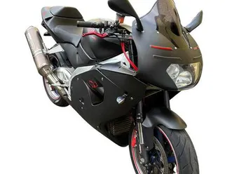 aprilia rsv mille mit superbikelenker, mattschwarz