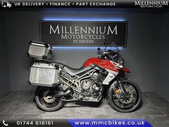 2018 triumph tiger xca spoked wheel adventure bike with 3 part luggage