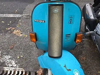 vespa pk125 xl - bleu turquoise - expertisée !