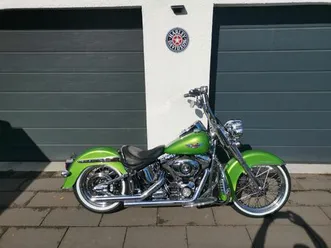 harley-davidson heritage deluxe flstn chicano mexican style