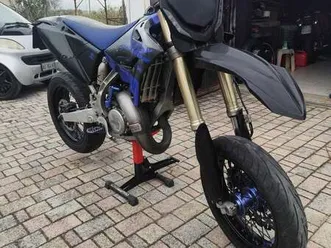 yamaha yz 125 motard blu/azzurro
