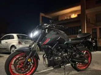 yamaha mt-07 2021 - depotenziata a2 - scarico mivv