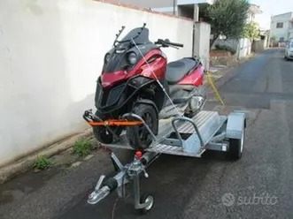 gilera fuoco 500 - rimorchio portamoto
