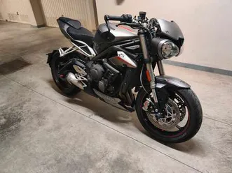 triumph street triple 765 rs grigio