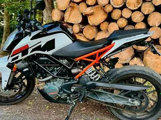ktm duke 125 tiefergelegt