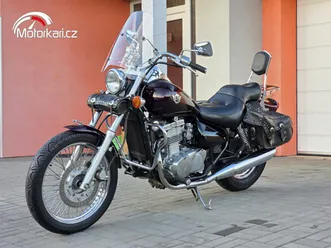 kawasaki en 500, padací rám, brašny, plexi, opěrka