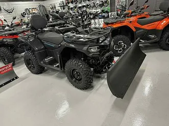 cfmoto cforce 450l - servostyring - vinsj - hengerfeste - frontmontert brøyte skjær 150cm