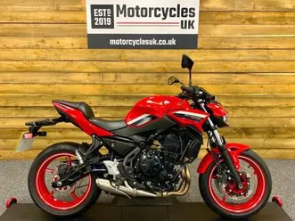 2022 kawasaki z650 50th anniversary, only 46 miles from new!