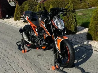 ktm duke 125 abs 15.000km mega utrzymany 2021r led oryginal kat.b a1 szwagrów