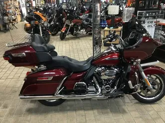 2017 harley-davidson® road glide® ultra two-tone mysterious red sunglo/velocity red sunglo