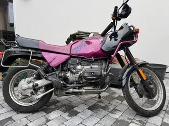 bmw r80gs original magenta 22.200 km inkl. koffer