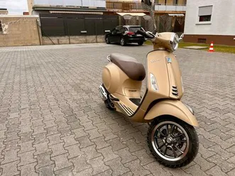 vespa primavera s 50 – matt beige, top zustand, nur 2.637 km!