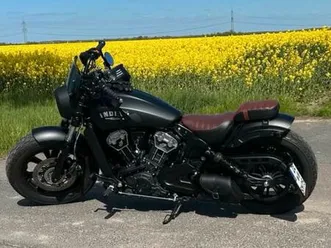 indian scout bobber ! wunderkind custom umbau !klappenauspuff !
