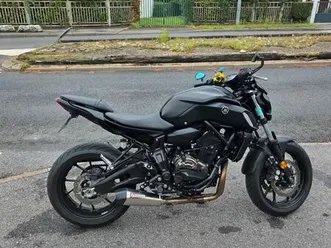 yamaha mt-07 2018 full black abs bridée a2